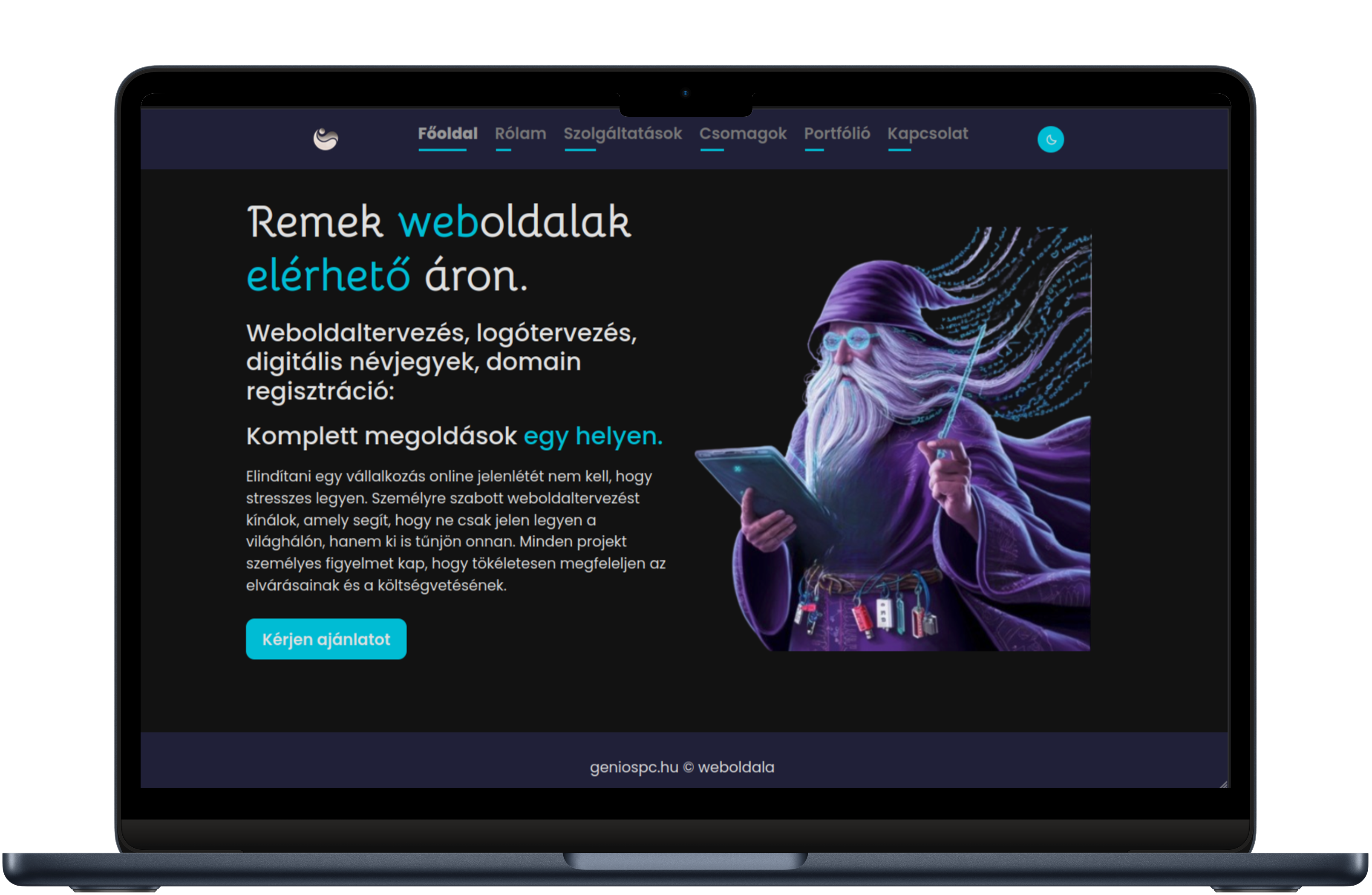 weboldal bemutató