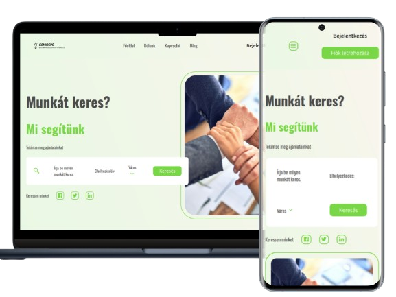 Munkakereső weboldal